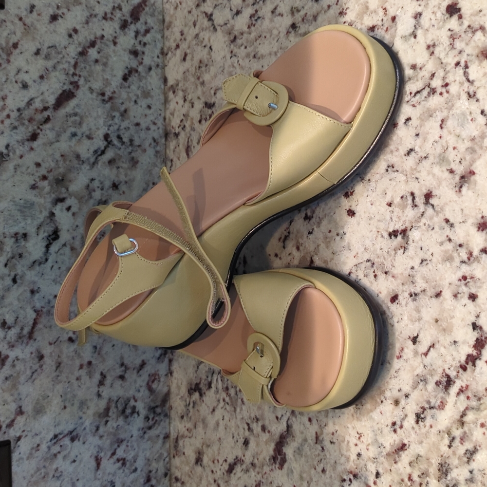 Paloma Wool wedge sandals, worn once, EUC